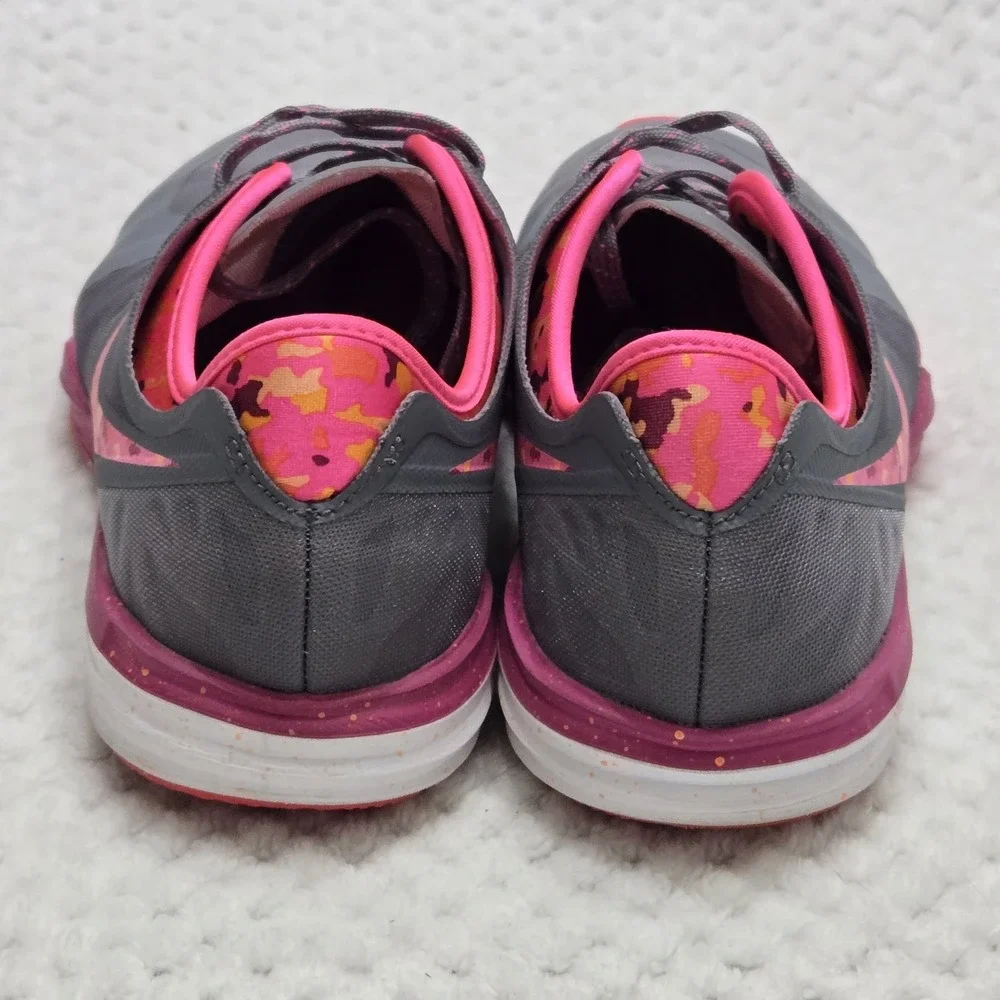 Nike 2015 Dual Fusion TR 3 #724812-005 Women's Size 8‎ Gray Pink Running Shoes